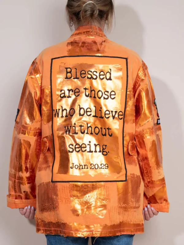 Ayios Jacket - Foil Orange - Image 2