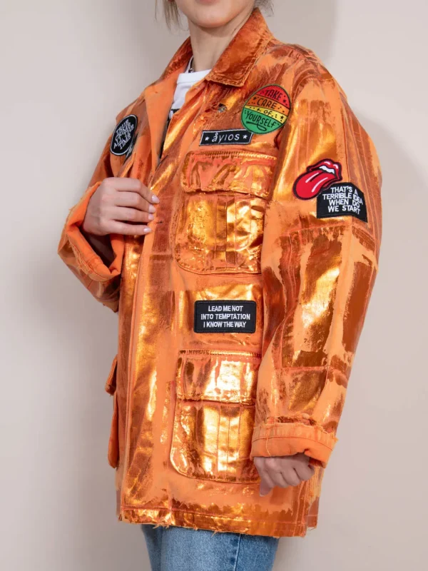 Ayios Jacket - Foil Orange - Image 3