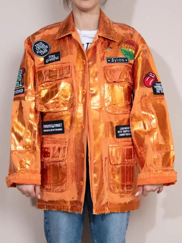 Ayios Jacket - Foil Orange - Image 4
