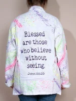 Ayios Jacket - White Splash - Image 3