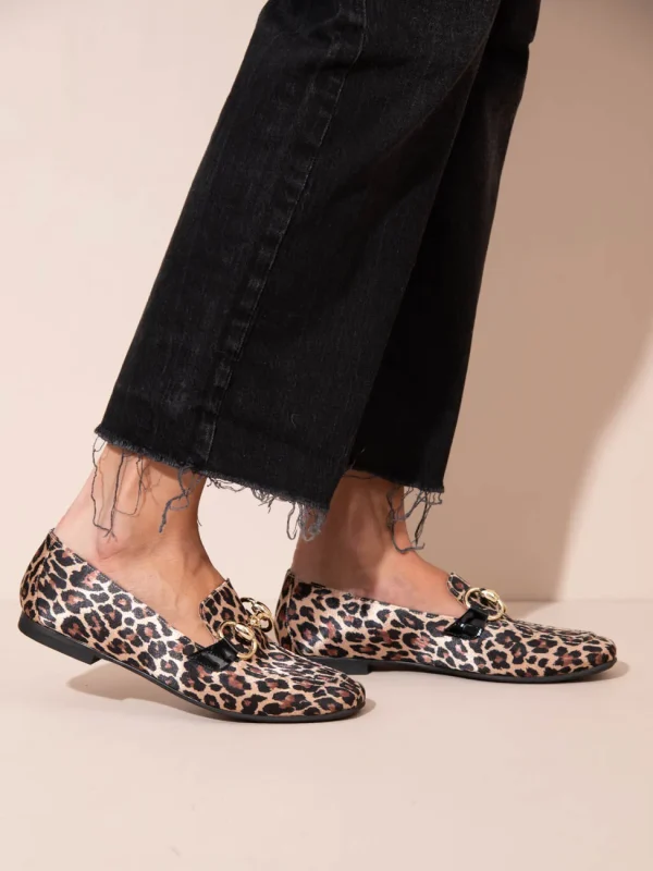 Le Moccasin Leo Γυναικεία Δερμάτινα Μοκασίνια Λεοπάρ - Image 2