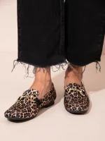 Le Moccasin Leo Γυναικεία Δερμάτινα Μοκασίνια Λεοπάρ - Image 6