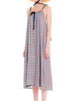 HALTER-NECK JERSEY DRESS RATTAN - Image 3
