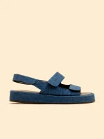 Serpent Denim Blue, σανδάλια WEARExSANDALISTA