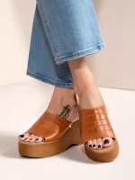 Croc Eleve, Πλατφόρμες Γυναικείες Δερμάτινες - Image 2