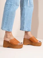 Croc Eleve, Πλατφόρμες Γυναικείες Δερμάτινες - Image 4