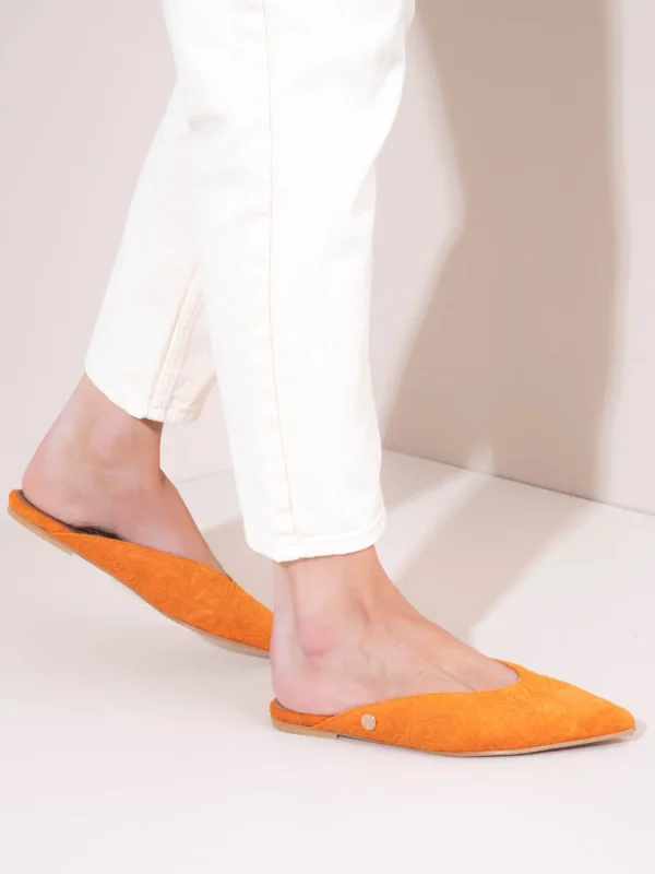 Brocade, Γυναικεία Δερμάτινα Mules Flat - Image 2