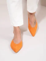 Brocade, Γυναικεία Δερμάτινα Mules Flat - Image 3