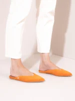 Brocade, Γυναικεία Δερμάτινα Mules Flat - Image 5