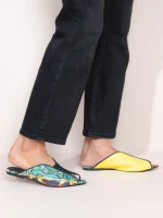 Cap Jaune - Γυναικεία Δερμάτινα Mules Flat - Image 2