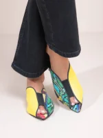 Cap Jaune - Γυναικεία Δερμάτινα Mules Flat - Image 5