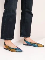 Serpe Multi, Γυναικεία Δερμάτινα Mules Φλατ - Image 2