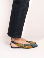 Serpe Multi, Γυναικεία Δερμάτινα Mules Φλατ - Image 3