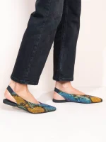 Serpe Multi, Γυναικεία Δερμάτινα Mules Φλατ - Image 5