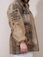 Ayios Jacket - Beige Multi - Image 2