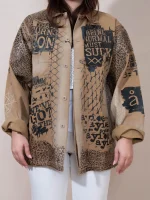 Ayios Jacket - Beige Multi - Image 3
