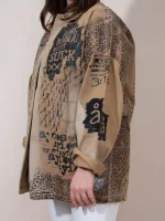 Ayios Jacket - Beige Multi - Image 4