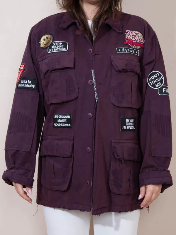 Ayios Jacket - Dark Purple - Image 2