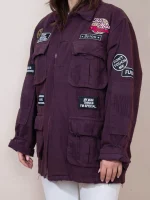 Ayios Jacket - Dark Purple - Image 3