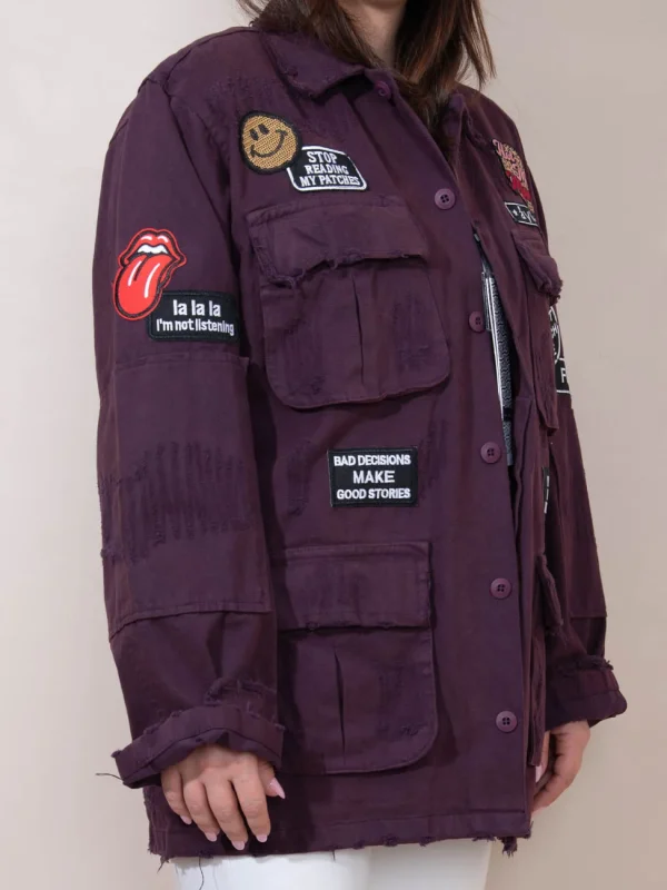 Ayios Jacket - Dark Purple - Image 4