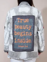 Ayios Jacket - Splash Gray/White - Image 2