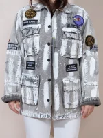 Ayios Jacket - Splash Gray/White - Image 3
