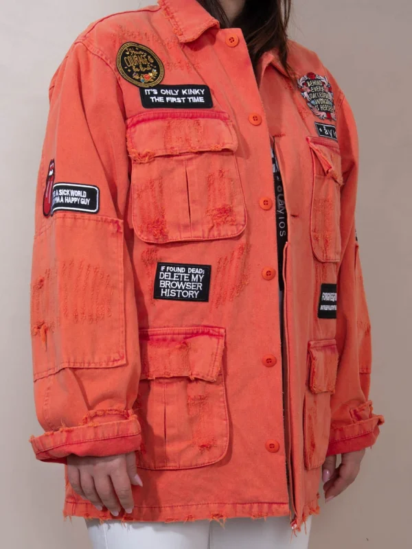 Ayios Jacket - Orange - Image 3