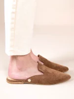 Terra Majesty Γυναικεία Δερμάτινα Mules Ταμπά - Image 2