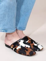 Sable Γυναικεία Δερμάτινα Mules Cow