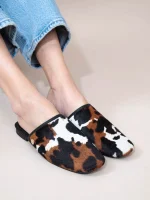 Sable Γυναικεία Δερμάτινα Mules Cow - Image 5